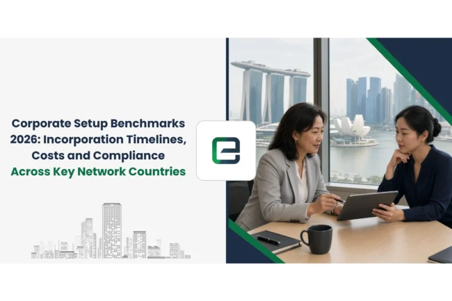 Corporate Setup Benchmarks 2026: Incorporation Timelines, Costs and Compliance Across Key Network Countries Corporate Setup Benchmarks 2026: Incorporation Timelines, Costs and Compliance Across Key Network Countries