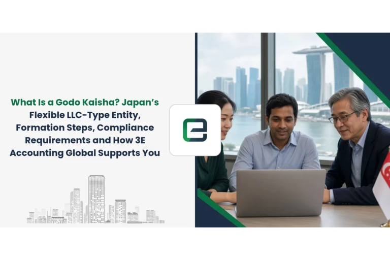 What Is a Godo Kaisha? Japan’s Flexible LLC-Type Entity, Formation Steps, Compliance Requirements and How 3E Accounting Global Supports You